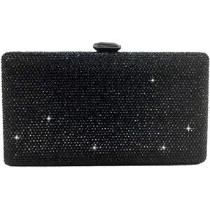 Crystal Evening Bags for Women Formal Party Box Clutch Wedding Rhinestone Handba